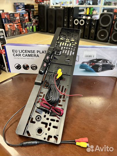 Номерная рамка камера заднего вида HD