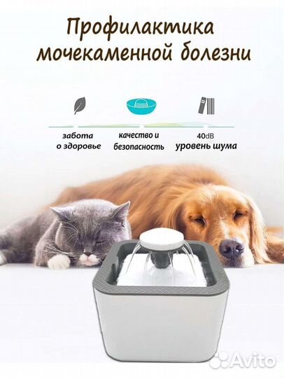 Фонтан-поилка для животных