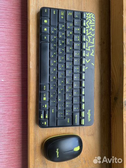 Клавиатура и мышка беспроводная logitech