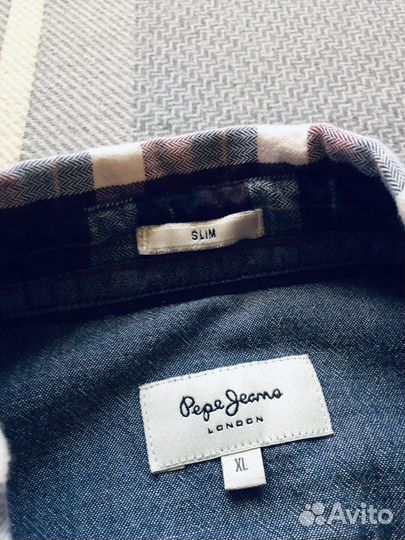 Pepe Jeans London рубашка XL slim маломерит