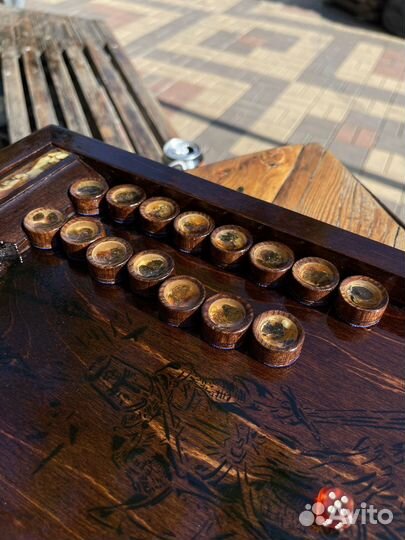 Нарды янтарные