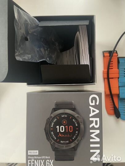 Часы garmin fenix 6x pro solar