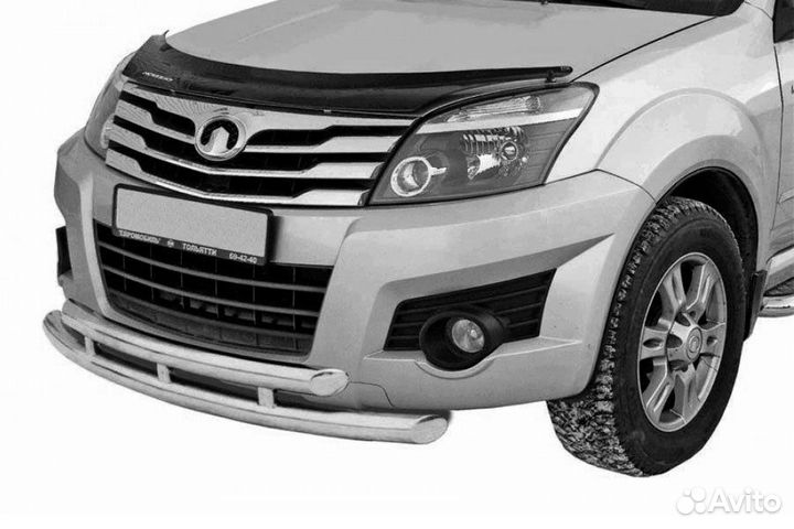 Защита переднего бампера дуга Great Wall Hover H3