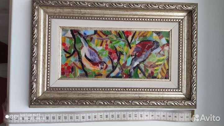 Картина из стекла