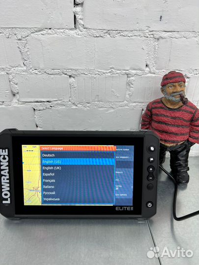 Lowrance elite 9 FS с русским языком в наличии