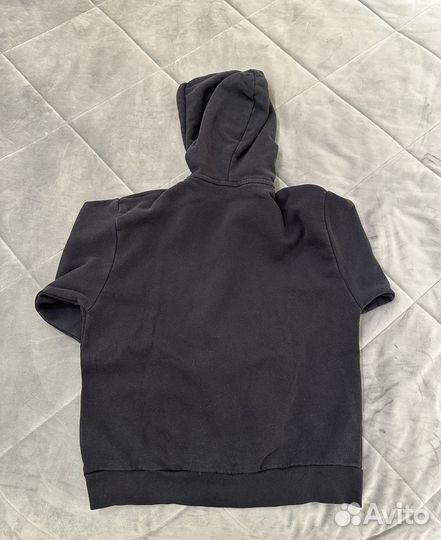 Худи утепленное черное