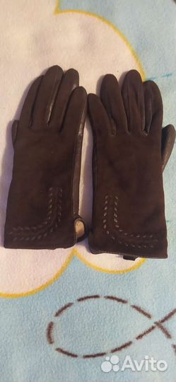 Перчатки женские кожаные 6.5