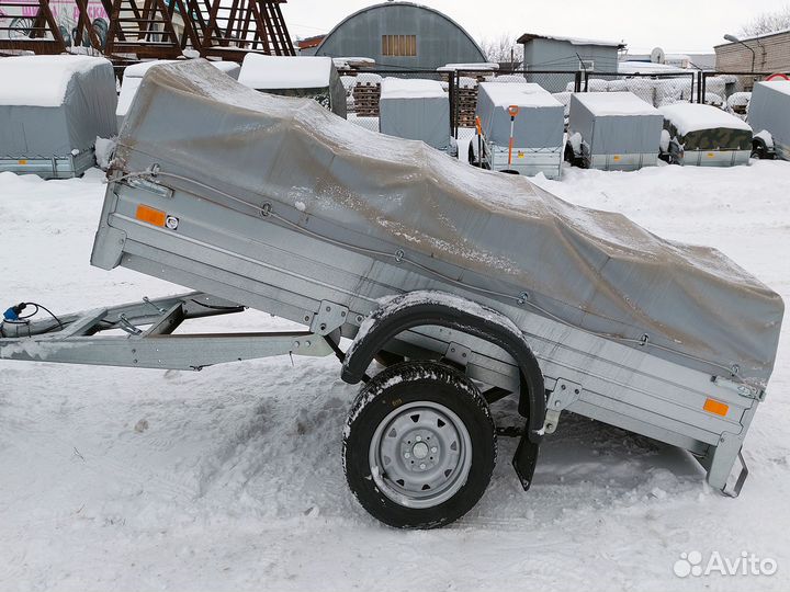 Оцинкованный прицеп для легкового а/м 2.4х1.2