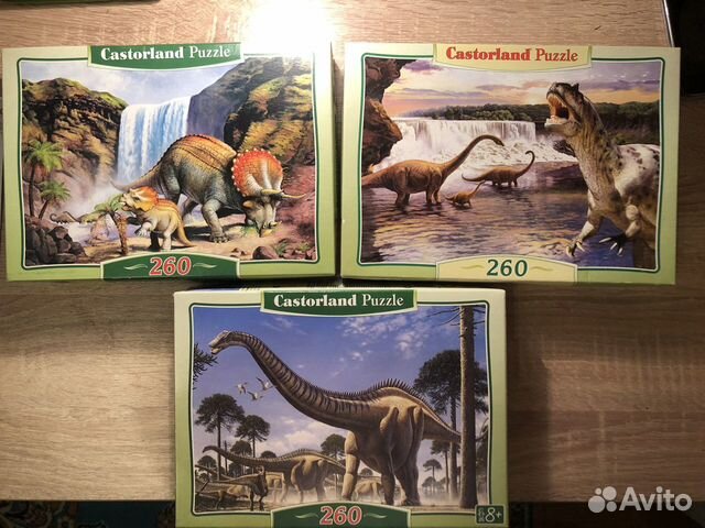 Пазлы с динозаврами 260 объявление продам