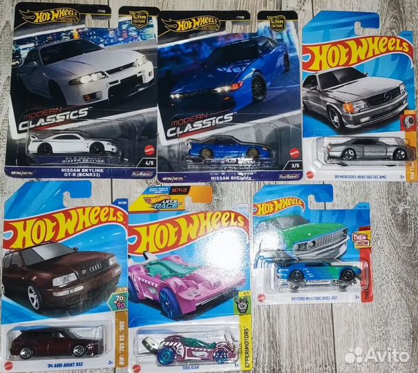 Модели 1:64 Matchbox HotWheels