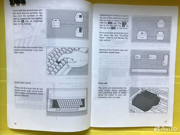 Инструкция к печатной машинке Olivetti