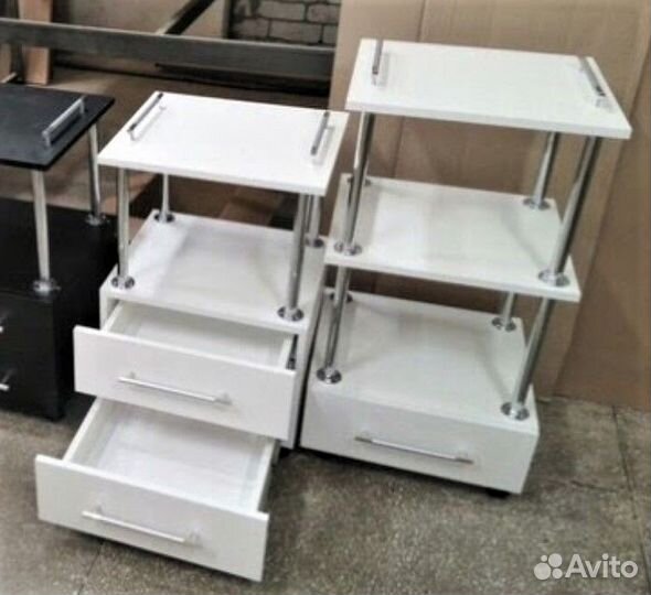 Тележка косметологическая с ящиком