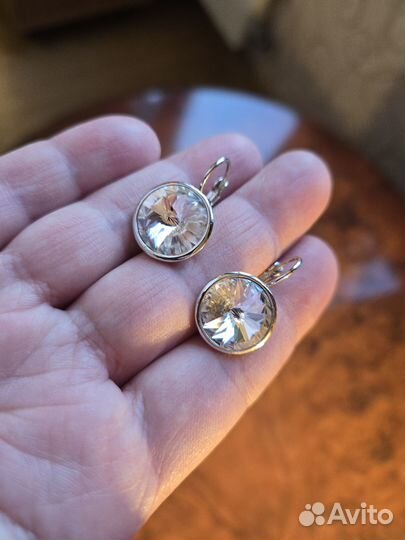 Серьги swarovski новые