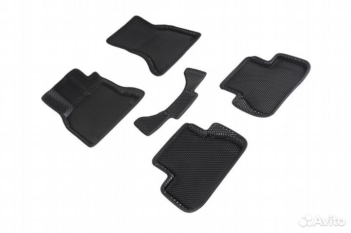 EVA ковры 3D Ромб KIA Sorento II 2012-15 чер (95303)