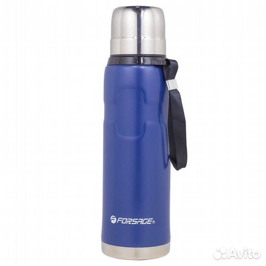 Термос для напитков 750мл(нерж.сталь,пробка с терм