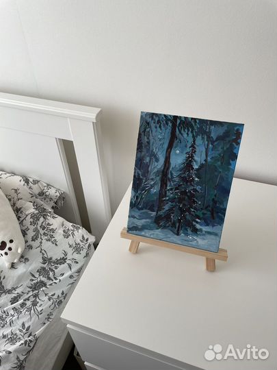 Картина «31 декабря». Темпера