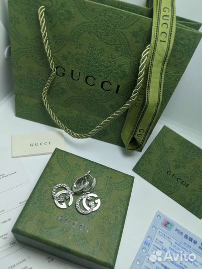 Серьги Gucci