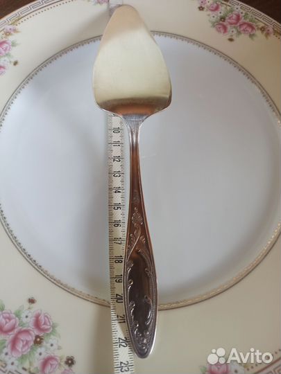 Лопатка для торта СССР, мельхиор