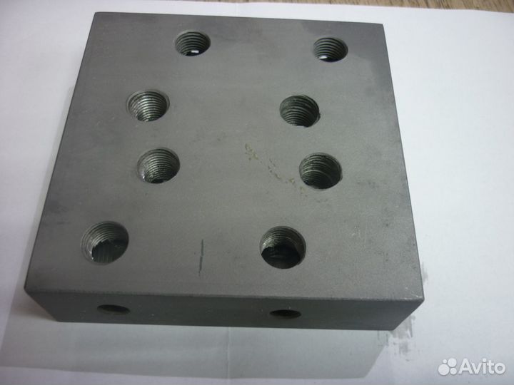 Плита двухместна для гидрораспределителей ве6, ре6