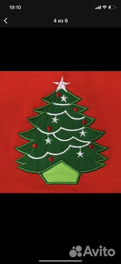 Боди новогодний для девочки 86-74 размер