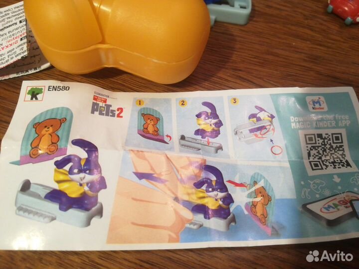 Киндер серия PeTs2 тайная жизнь домашних животных