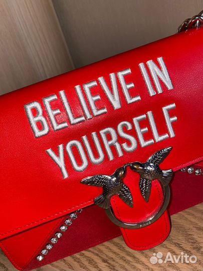 Сумка Pinko красная