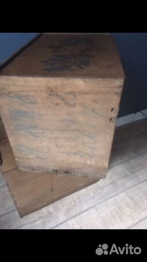 Редкий антикварный ящик до 1917 г