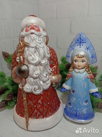 Подарок на Новый год. Дед Мороз и Снегурочка