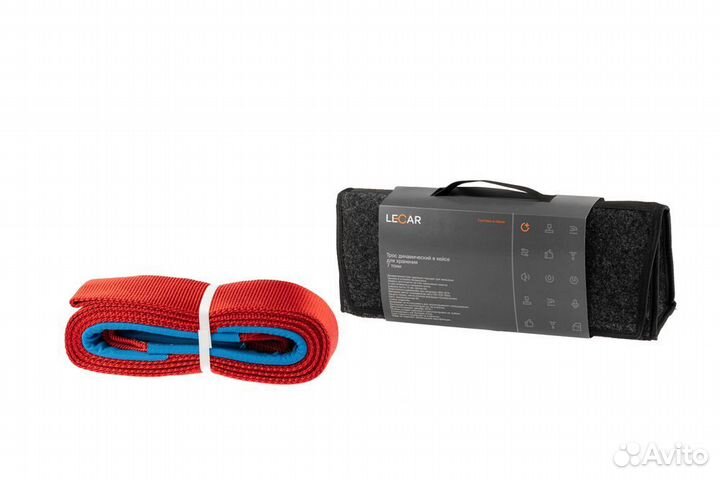 Трос динамический 7т, ширина ленты 70мм, 6м, сумк