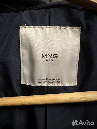 Пальто с капюшоном мужское mango old money