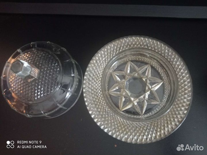 Масленка стекло, поилка завод Борислав