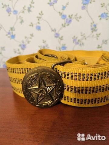 Ремень кожаный офицерский