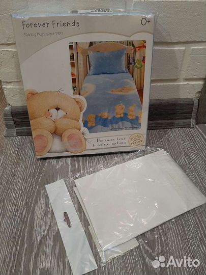 Новое детское постельное белье + клеёнка