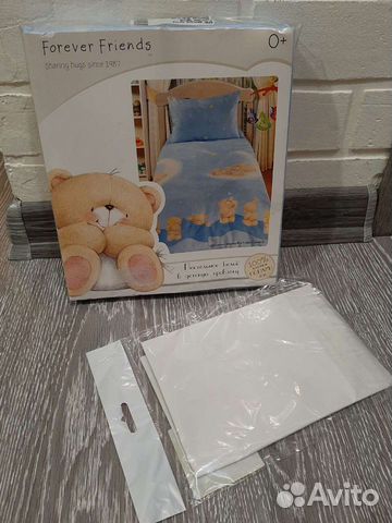 Новое детское постельное белье + клеёнка