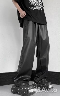 Кожаные штаны Balenciaga Vetements Archive Type