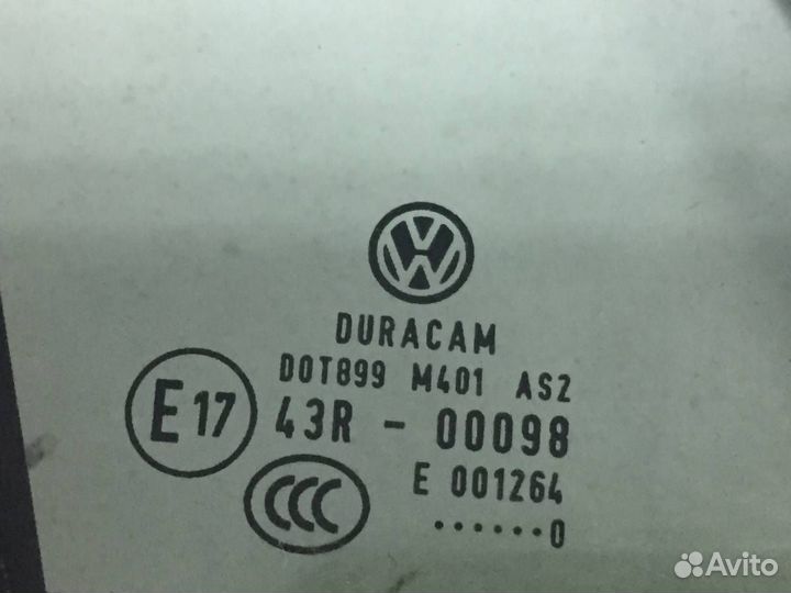 Стекло двери передней правой форточка Volkswagen T