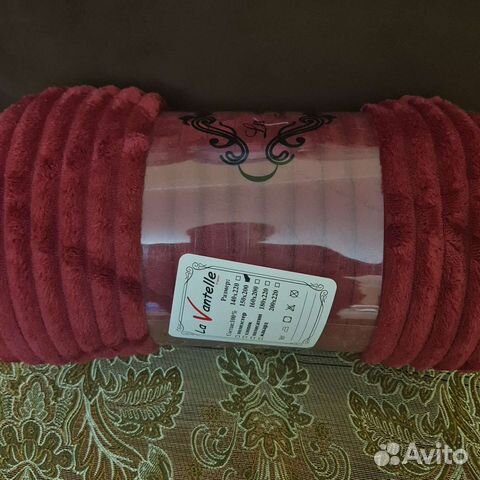 Плед флисовый новый