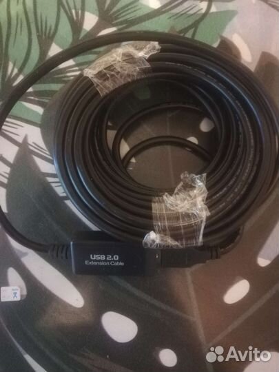 Активный USB 2.0 удлинитель 10 метров