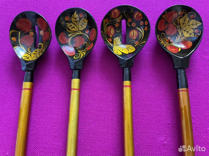 Ложка деревянная Хохлома