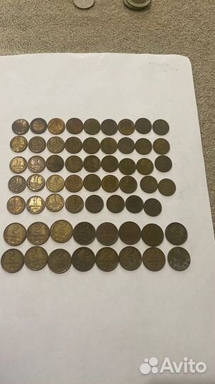 Монеты СССР 1 - 2 - 3 - 5 копеек разных годов