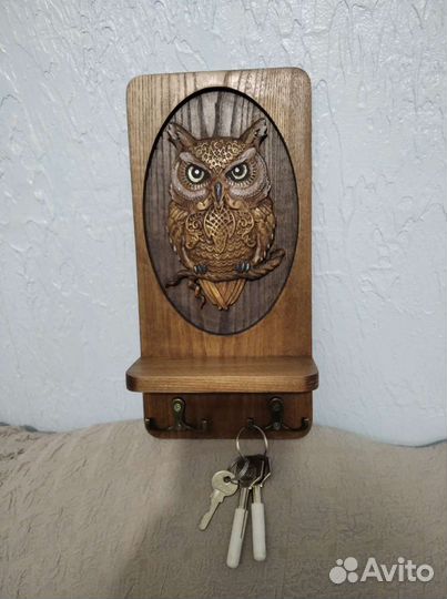 Ключница настенная из дерева