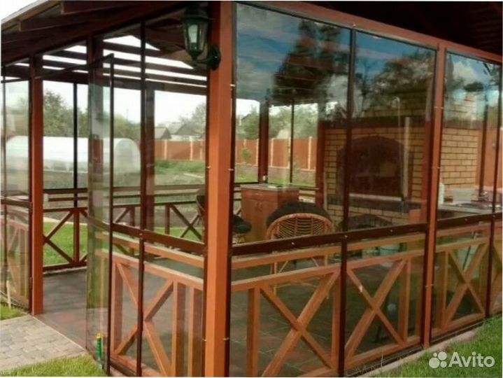 Мягкие окна для террасы под ключ