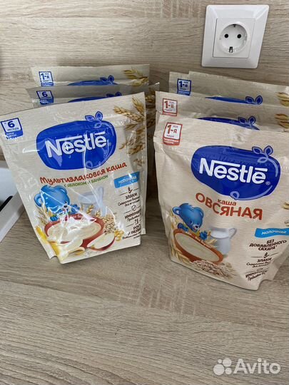 Детские каши молочные