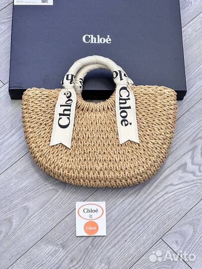 Сумка chloe плетеная