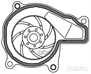 Насос водяной для BMW X1 F48 15/X2 F39 13- 2.0