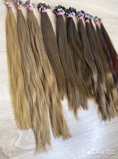 Славянские волосы на mini капсулах, 100шт