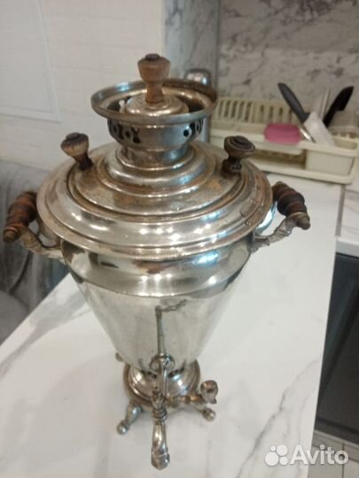 Самовар угольный старинный