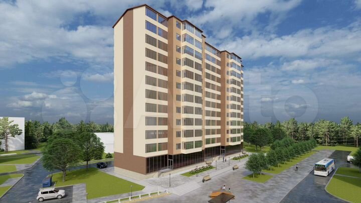 1-к. квартира, 47,3 м², 4/12 эт.