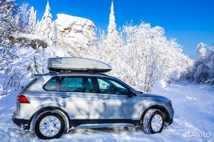 Автобокс Koffer A-440 440 литров Серый