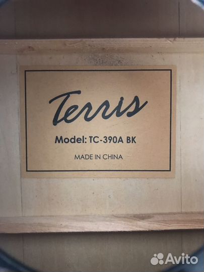 Классическая гитара terris TC-390A BK